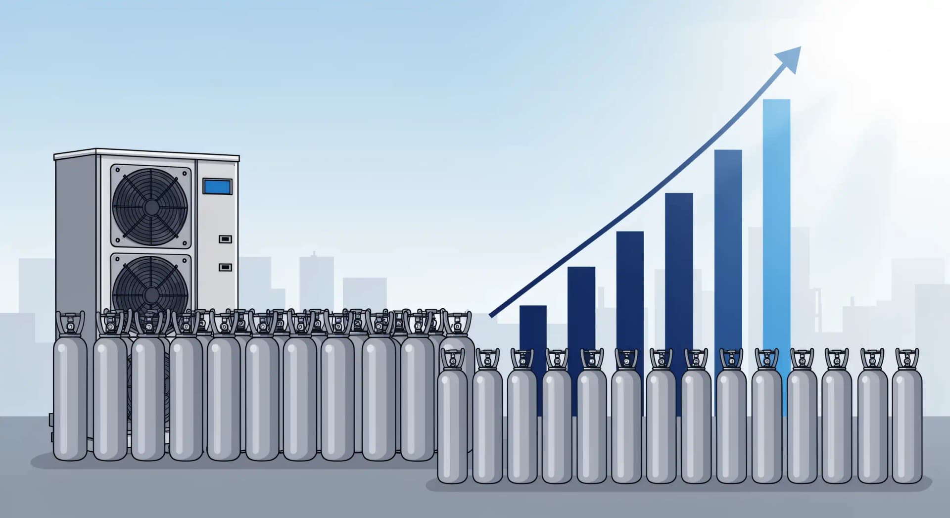 F-Gas III : le quota HFC chute de 49 % en 2027
